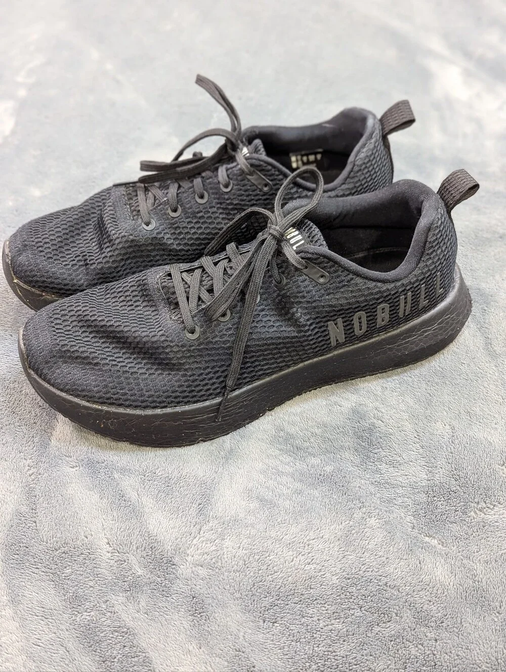 NOBULL Superfabric Crossfit Trainer Triple Black Sneakers Men’s Sz 13 Women 14.5